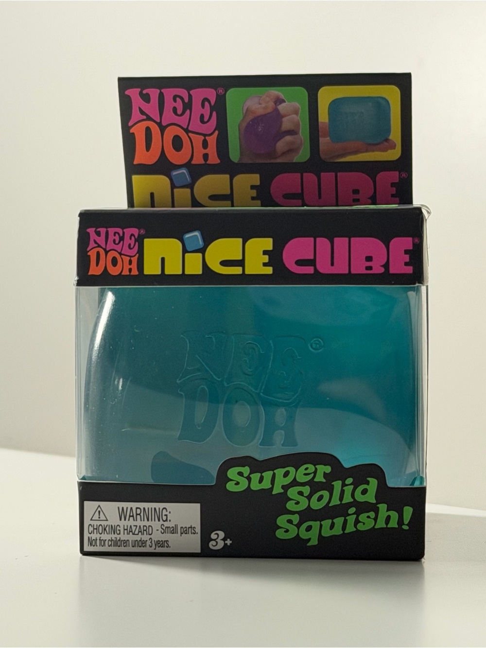 Blue Dice Cube Super Solid Squish